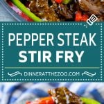 Pepper Steak Stir Fry Recipe | Chinese Pepper Steak | Steak Stir Fry | Beef Stir Fry #steak #peppers #stirfry #chinesefood #bajap #beef