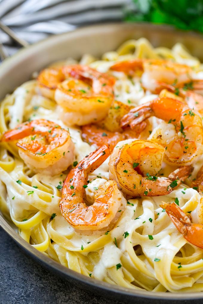 Shrimp Alfredo Recipe | Shrimp Alfredo Pasta | Shrimp Fettuccine Alfredo #shrimp #pasta #italianfood #bajap Shrimp alfredo pasta with creamy fettuccine, and sauteed shrimp.