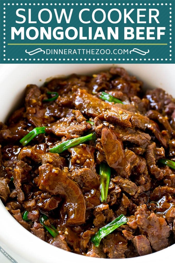 Slow Cooker Mongolian Beef Recipe | Crock Pot Mongolian Beef | Asian Beef Recipe | Slow Cooker Beef #beef #slowcooker #crockpot #asianfood #bajap