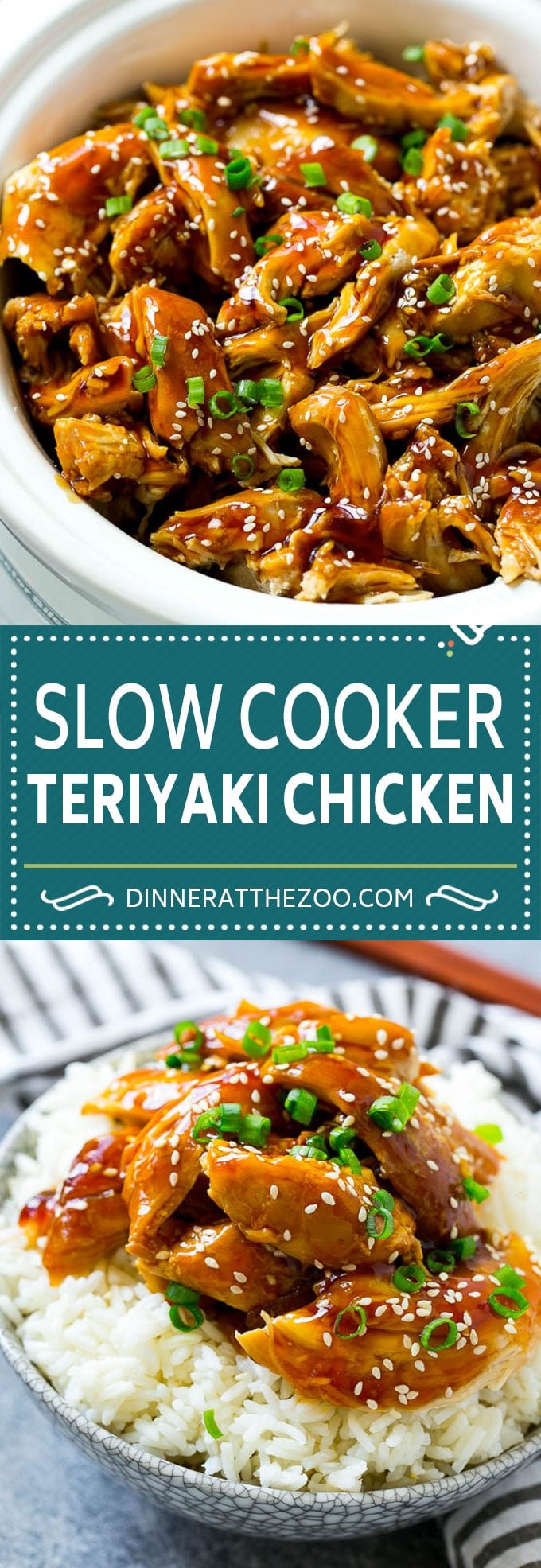 Slow Cooker Teriyaki Chicken Recipe | Crock Pot Teriyaki Chicken | Slow Cooker Chicken | Asian Chicken #slowcooker #crockpot #teriyaki #chicken #dinner #bajap