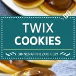 Twix Cookies Recipe | Chocolate Caramel Cookies | Shortbread Cookies #cookies #baking #caramel #chocolate #dessert #bajap