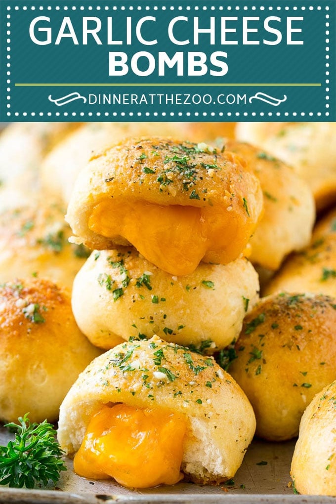 Cheese Bombs Recipe | Garlic Bread | Cheddar Bread #bread #cheese #appetizer #snack #garlicbread #bajap