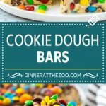 Cookie Dough Bars Recipe | Chocolate Chip Cookie Dough | Cookie Bars #cookiedough #cookies #cookiebars #chocolate #dessert #bajap