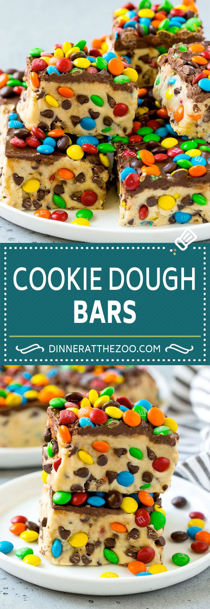 Cookie Dough Bars Recipe | Chocolate Chip Cookie Dough | Cookie Bars #cookiedough #cookies #cookiebars #chocolate #dessert #bajap