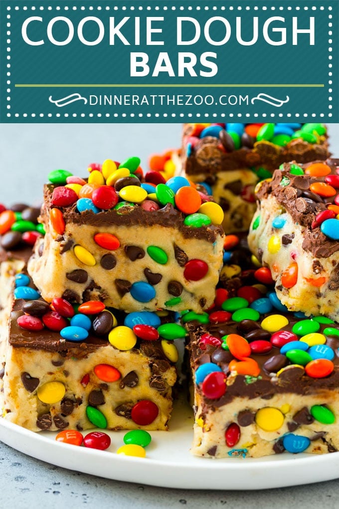 Cookie Dough Bars Recipe | Chocolate Chip Cookie Dough | Cookie Bars #cookiedough #cookies #cookiebars #chocolate #dessert #bajap