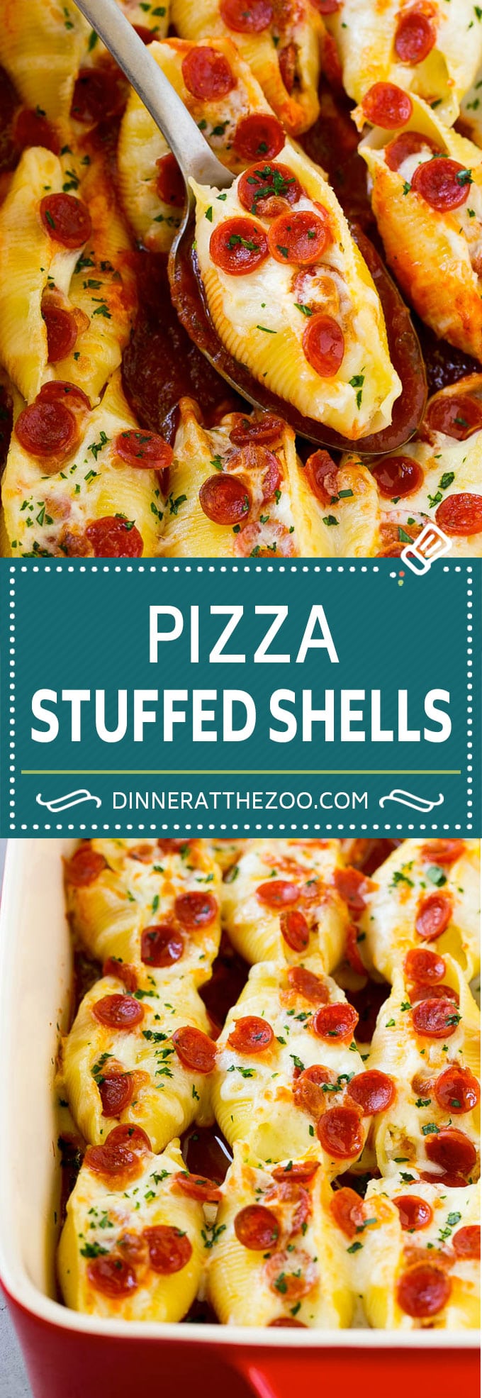 Pizza Stuffed Shells | Stuffed Shells Recipe | Italian Stuffed Shells #pizza #pasta #cheese #pepperoni #dinner #bajap