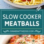 Slow Cooker Meatballs Recipe | Crock Pot Meatballs | Italian Meatballs | Spaghetti and Meatballs #meatballs #slowcooker #crockpot #dinner #bajap #italian