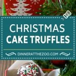 Christmas Cake Truffles Recipe | Cake Truffles | Cake Balls | Cake Bites #cake #christmas #sprinkles #baking #bajap