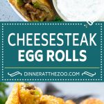 Philly Cheesesteak Egg Rolls | Beef Egg Rolls | Philly Cheesesteak Appetizer #steak #cheese #appetizer #snack #bajap