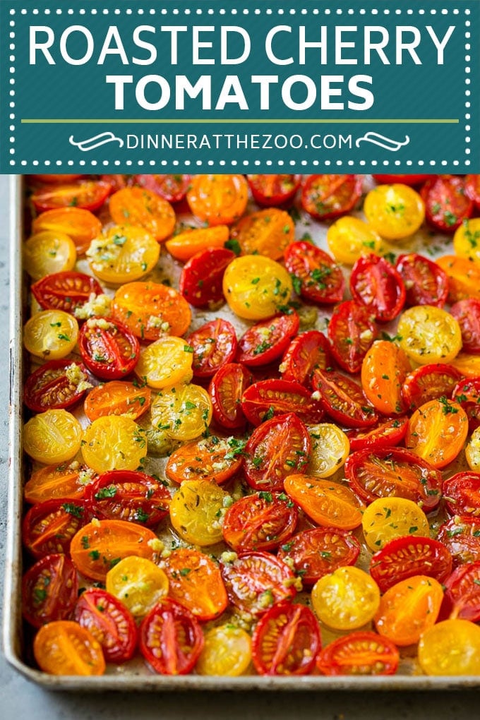 Roasted Cherry Tomatoes Recipe | Roasted Tomatoes #tomatoes #sidedish #glutenfree #cleaneating #healthy #dinner #bajap