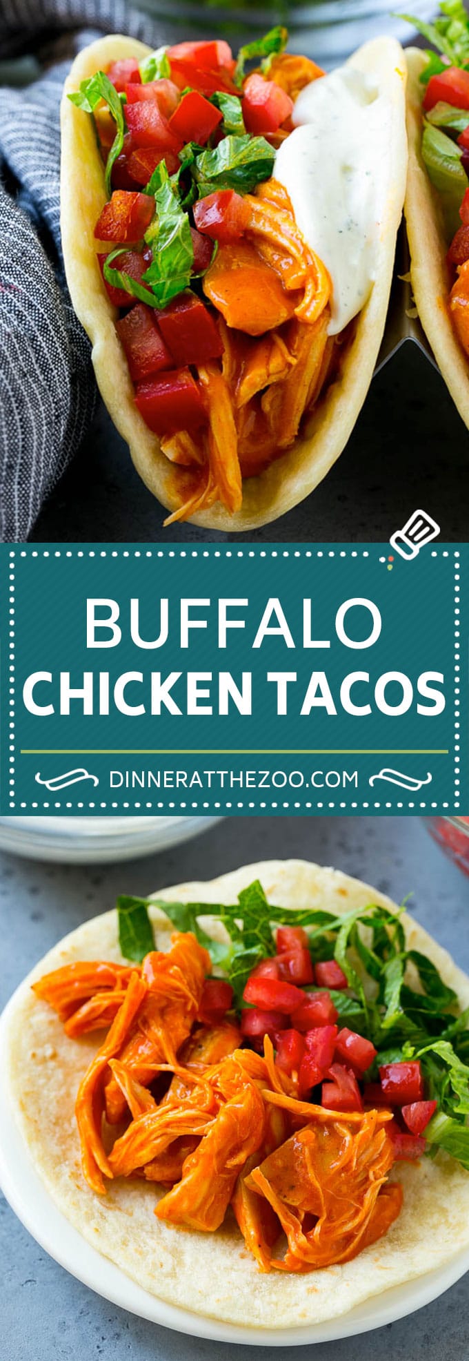 Buffalo Chicken Tacos | Chicken Taco Recipe | Spicy Chicken Tacos #tacos #tacotuesday #buffalochicken #chicken #ranch #dinner #bajap
