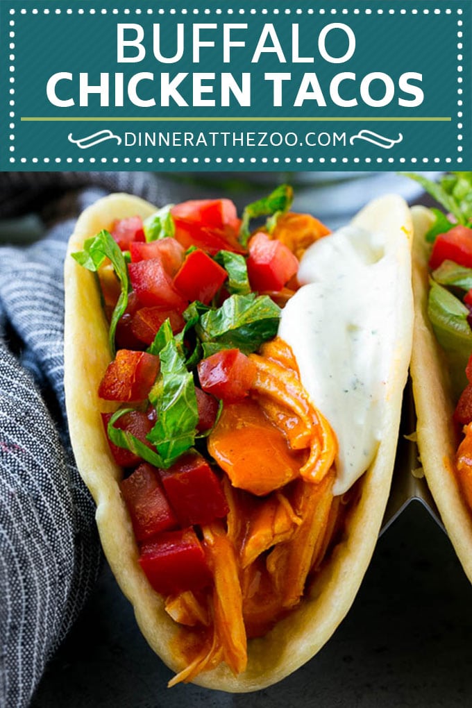 Buffalo Chicken Tacos | Chicken Taco Recipe | Spicy Chicken Tacos #tacos #tacotuesday #buffalochicken #chicken #ranch #dinner #bajap