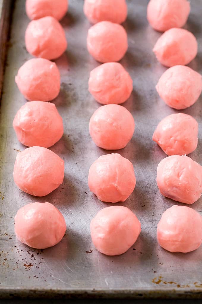 Chocolate Covered Cherries Recipe | Cherry Cordials | Cherry Candy #chocolate #candy #dessert #cherry #sweets #bajap Pink fondant wrapped maraschino cherries.
