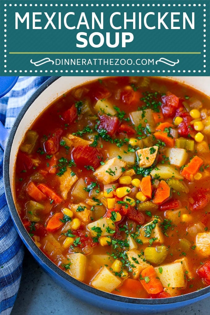 Mexican Chicken Soup | Chicken and Vegetable Soup | Chicken and Potato Soup #chicken #soup #chickensoup #mexican #healthy #dinner #bajap