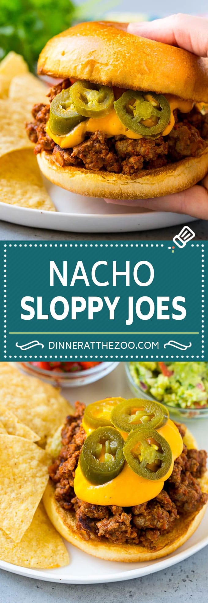 Nacho Sloppy Joes Recipe | Ground Beef Recipe | Easy Sloppy Joes #beef #nachos #cheese #spicy #sandwich #dinner #bajap