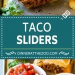Taco Sliders Recipe | Beef Slider Sandwiches | Easy Slider Sandwiches #sandwich #taco #beef #cheese #snack #appetizer #bajap