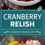 Cranberry Relish Recipe | Cranberry Sauce | Raw Cranberry Relish #cranberry #relish #sauce #thanksgiving #fall #dinner #bajap