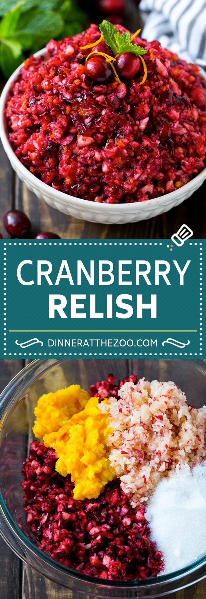 Cranberry Relish Recipe | Cranberry Sauce | Raw Cranberry Relish #cranberry #relish #sauce #thanksgiving #fall #dinner #bajap