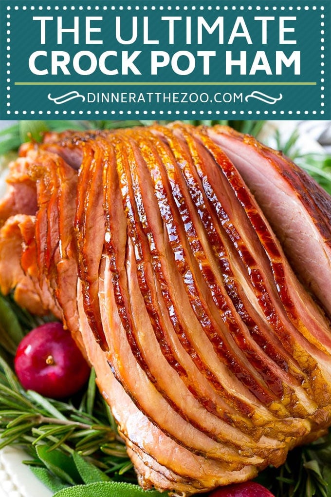 Crock Pot Ham Recipe | Slow Cooker Ham | Glazed Ham | Thanksgiving Ham | Christmas Ham | Easter Ham #ham #slowcooker #crockpot #dinner #christmas #thanksgiving #easter #glutenfree #bajap