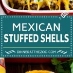 Mexican Stuffed Shells Recipe | Stuffed Shells | Mexican Pasta #dinner #pasta #mexican #beef #noodles #cheese #bajap