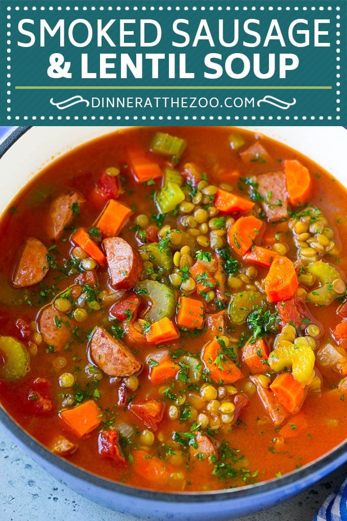 Lentil Soup Recipe | Sausage Lentil Soup #soup #lentils #sausage #dinner #glutenfree #bajap