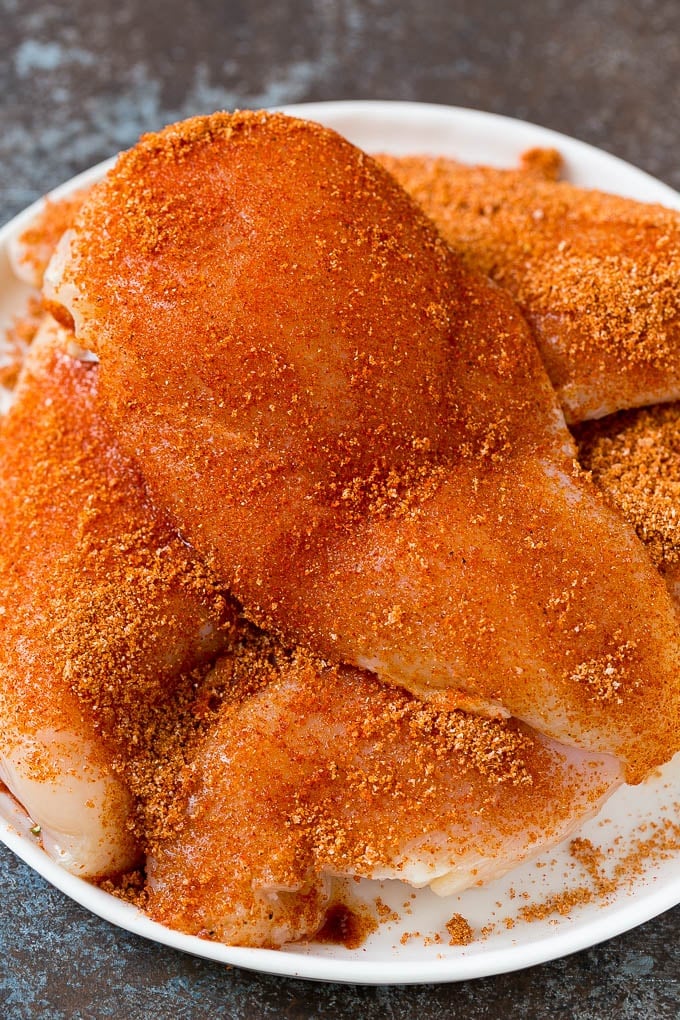 Smoked Chicken Breast Recipe | BBQ Chicken | Smoked Chicken #bbq #chicken #smoker #dinner #glutenfree #bajap Chicken breasts coated in homemade BBQ rub.