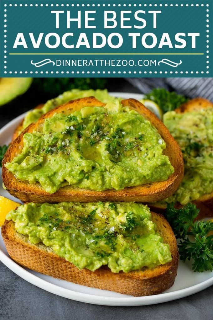 Avocado Toast Recipe #breakfast #avocado #healthy #bajap