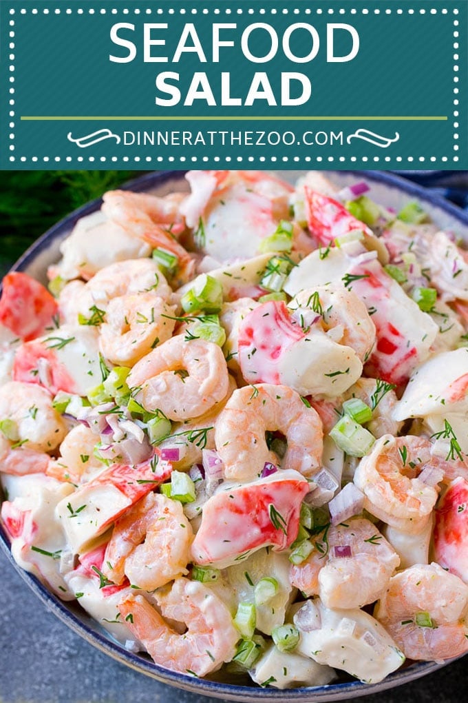 Seafood Salad Recipe | Shrimp Salad Recipe | Crab Salad #salad #shrimp #crab #seafood #lunch #lowcarb #dinner #bajap