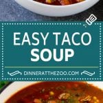 Taco Soup Recipe | Beef Taco Soup | Mexican Soup #soup #beef #taco #mexicanfood #beans #dinner #bajap