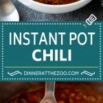 Instant Pot Chili Recipe | Pressure Cooker Chili | Beef Chili | Beef and Bean Chili #chili #beef #beans #instantpot #pressurecooker #dinner #soup #bajap