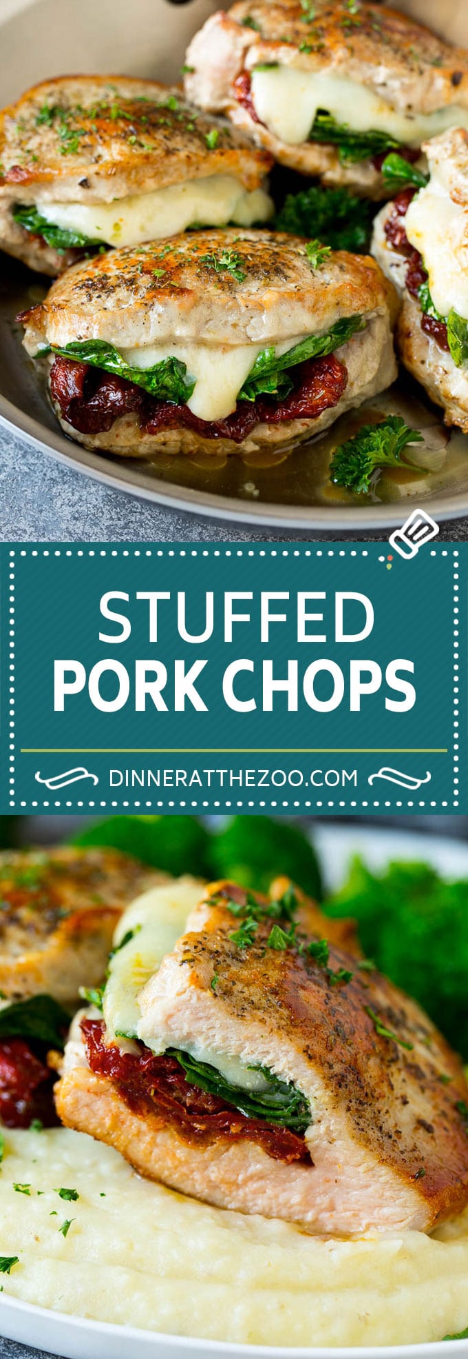 Stuffed Pork Chops Recipe | Boneless Pork Chops Recipe | Italian Pork Chops #pork #porkchops #cheese #lowcarb #dinner #bajap