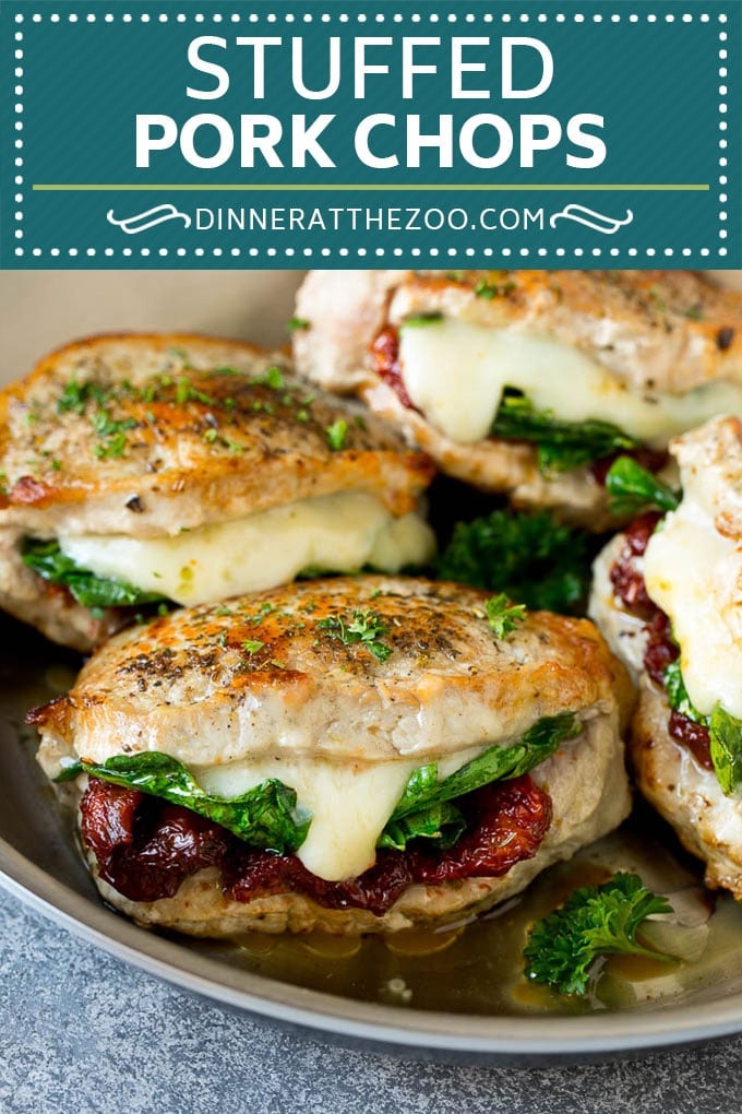 Stuffed Pork Chops Recipe | Boneless Pork Chops Recipe | Italian Pork Chops #pork #porkchops #cheese #lowcarb #dinner #bajap