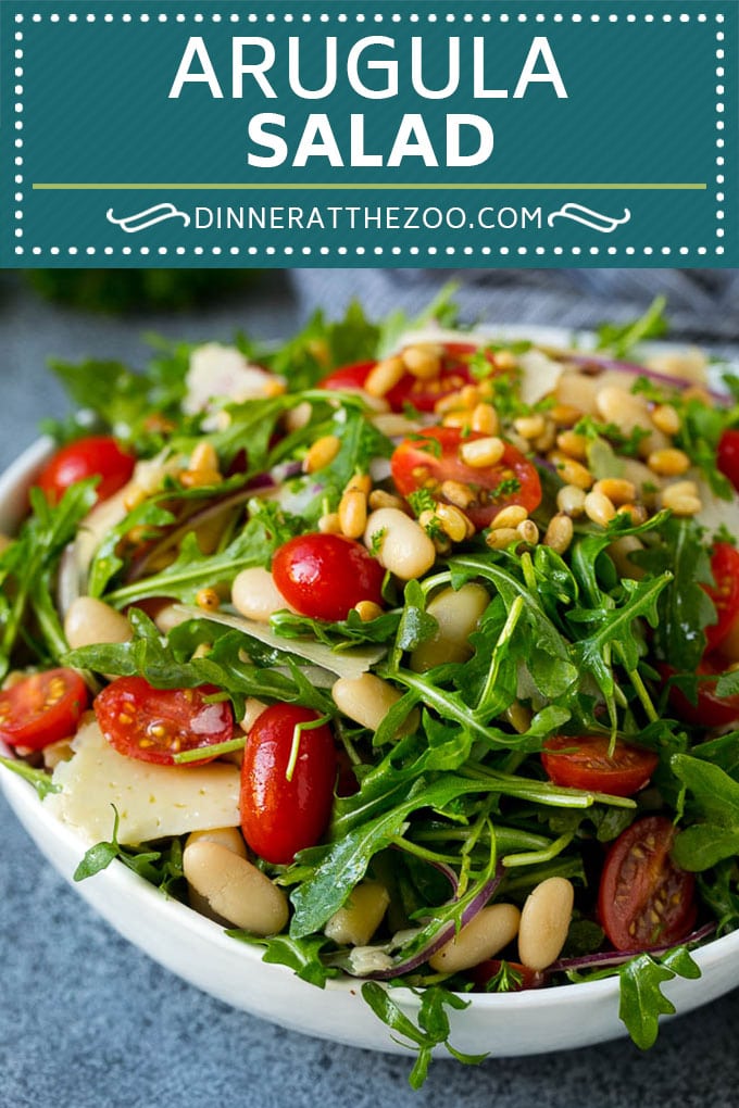 Arugula Salad Recipe | Green Salad | White Bean Salad #salad #arugula #cleaneating #lowcarb #keto #bajap