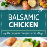 Balsamic Chicken Recipe | Sheet Pan Chicken | Glazed Chicken #chicken #asparagus #potatoes #dinner #glutenfree #bajap