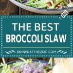 Bacon Broccoli Slaw Recipe | Coleslaw Recipe | Broccoli Slaw #broccoli #slaw #salad #apple #bacon #sidedish #lunch #bajap