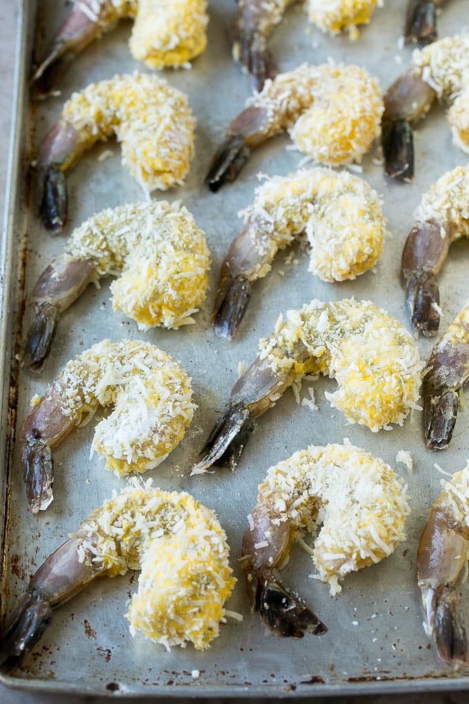Coconut Shrimp Recipe | Fried Shrimp | Shrimp Appetizer #shrimp #coconut #appetizer #seafood #dinner #bajap Raw shrimp coated with breadcrumbs and shredded coconut.