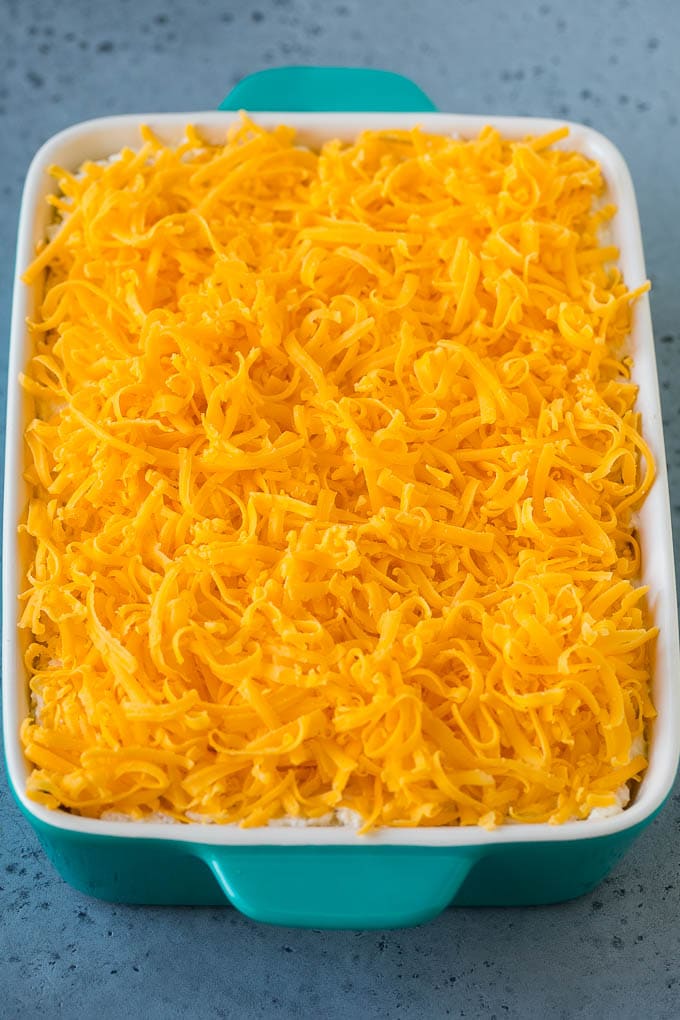 Hash Brown Casserole | Potato Casserole | Hash Brown Side Dish #potatoes #cheese #casserole #sidedish #bajap A shredded potato dish covered with shredded cheddar cheese!