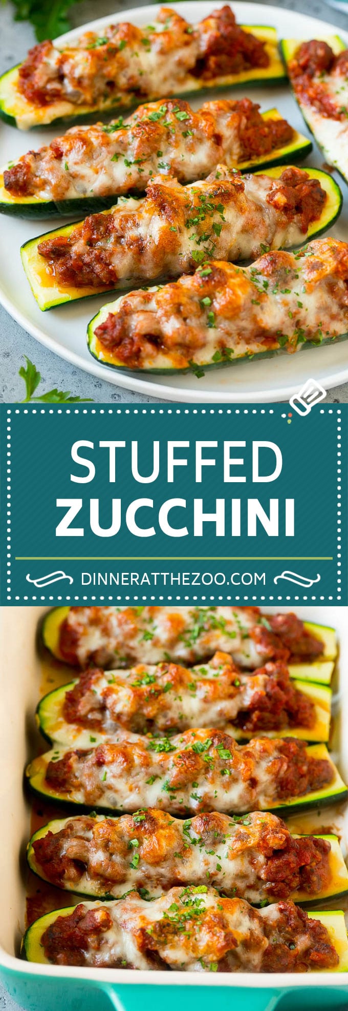 Stuffed Zucchini Boats Recipe | Baked Zucchini | Low Carb Zucchini #dinner #lowcarb #keto #zucchini #sausage #bajap