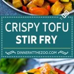 Tofu Stir Fry Recipe | Crispy Tofu | Tofu and Vegetables | Vegetable Stir Fry #tofu #vegetarian #stirfry #zucchini #dinner #meatless #bajap