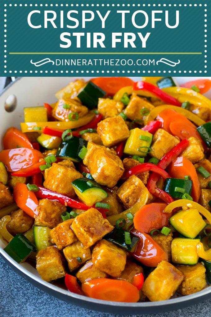 Tofu Stir Fry Recipe | Crispy Tofu | Tofu and Vegetables | Vegetable Stir Fry #tofu #vegetarian #stirfry #zucchini #dinner #meatless #bajap