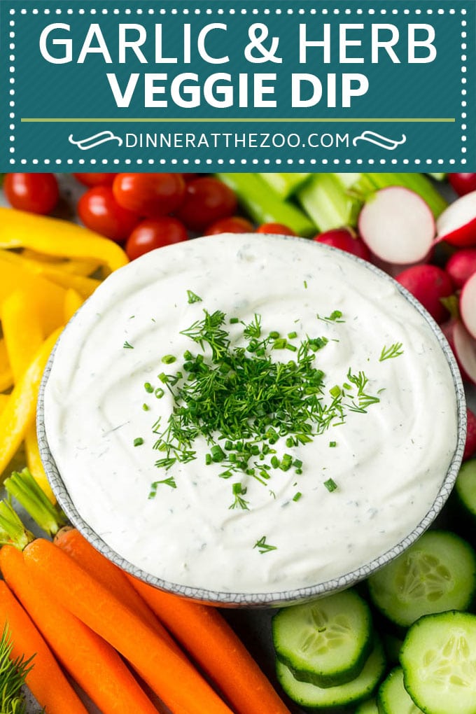 Veggie Dip Recipe | Garlic & Herb Dip | Vegetable Dip #dip #appetizer #lowcarb #keto #vegetables #bajap