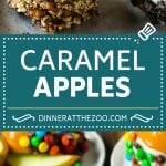 Caramel Apples Recipe | Dipped Apples | Apple Dessert #apples #caramel #chocolate #dessert #fall #bajap