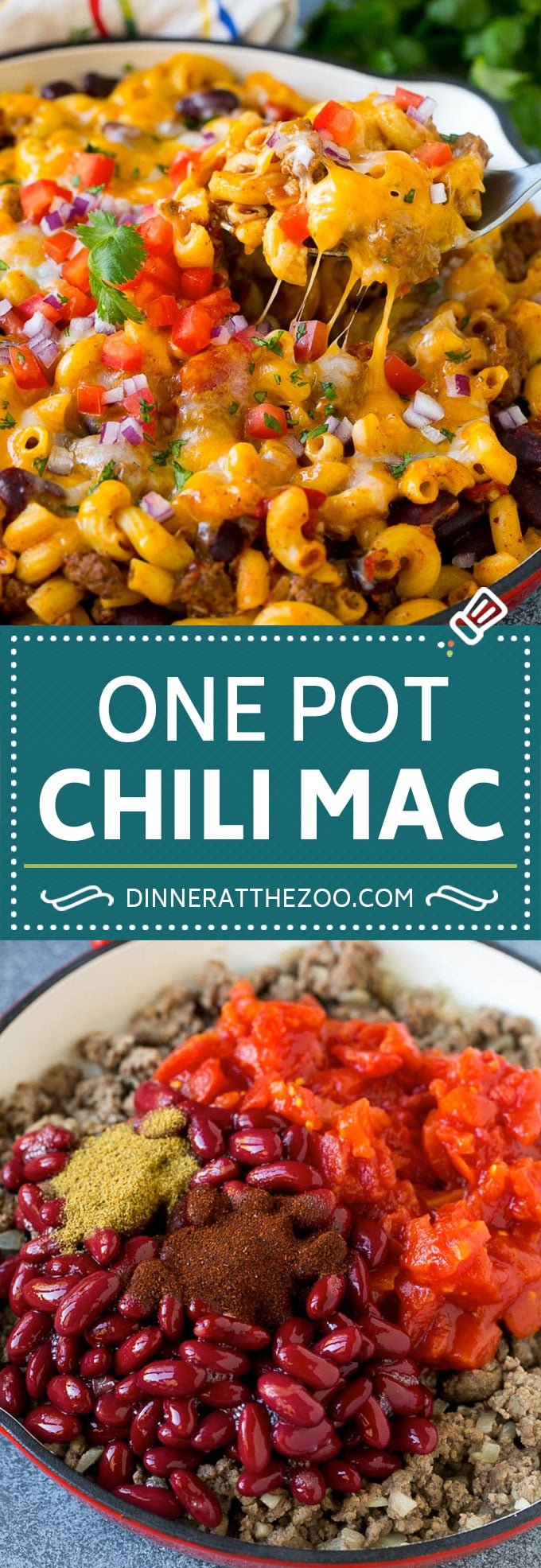 One Pot Chili Mac Recipe | One Pot Pasta | Chili Mac #dinner #beef #pasta #macaroni #beans #cheese #bajap #onepot
