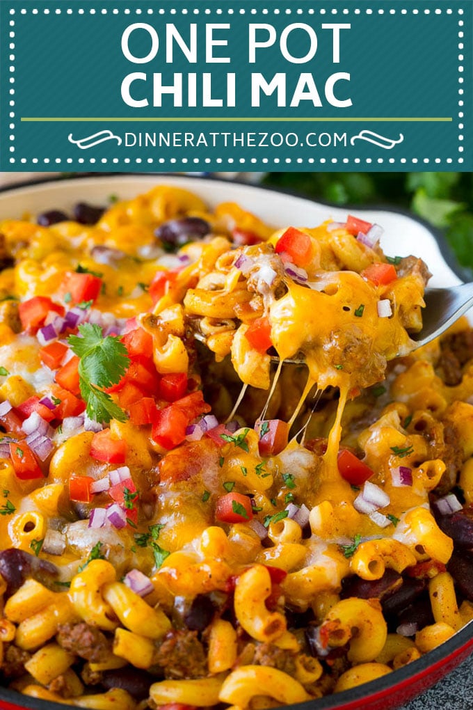 One Pot Chili Mac Recipe | One Pot Pasta | Chili Mac #dinner #beef #pasta #macaroni #beans #cheese #bajap #onepot