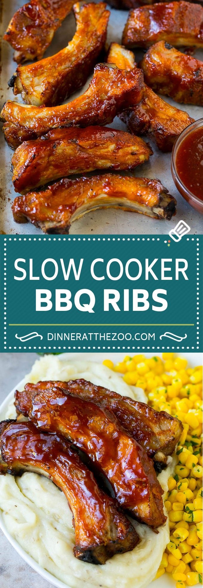 Slow Cooker Ribs | Baby Back Ribs | Crock Pot Ribs | Pork Ribs #ribs #pork #slowcooker #crockpot #bbq #dinner #bajap