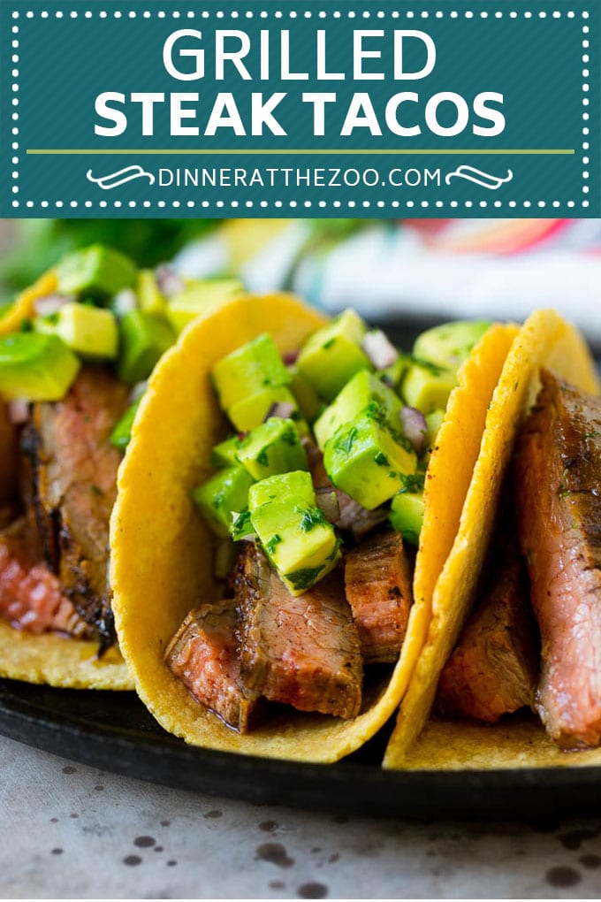 Steak Tacos Recipe | Beef Tacos | Grilled Steak #steak #tacos #tacotuesday #avocado #dinner #bajap