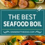 Seafood Boil Recipe | Shrimp Boil #lobster #shrimp #clams #crab #sausage #corn #potatoes #dinner #bajap