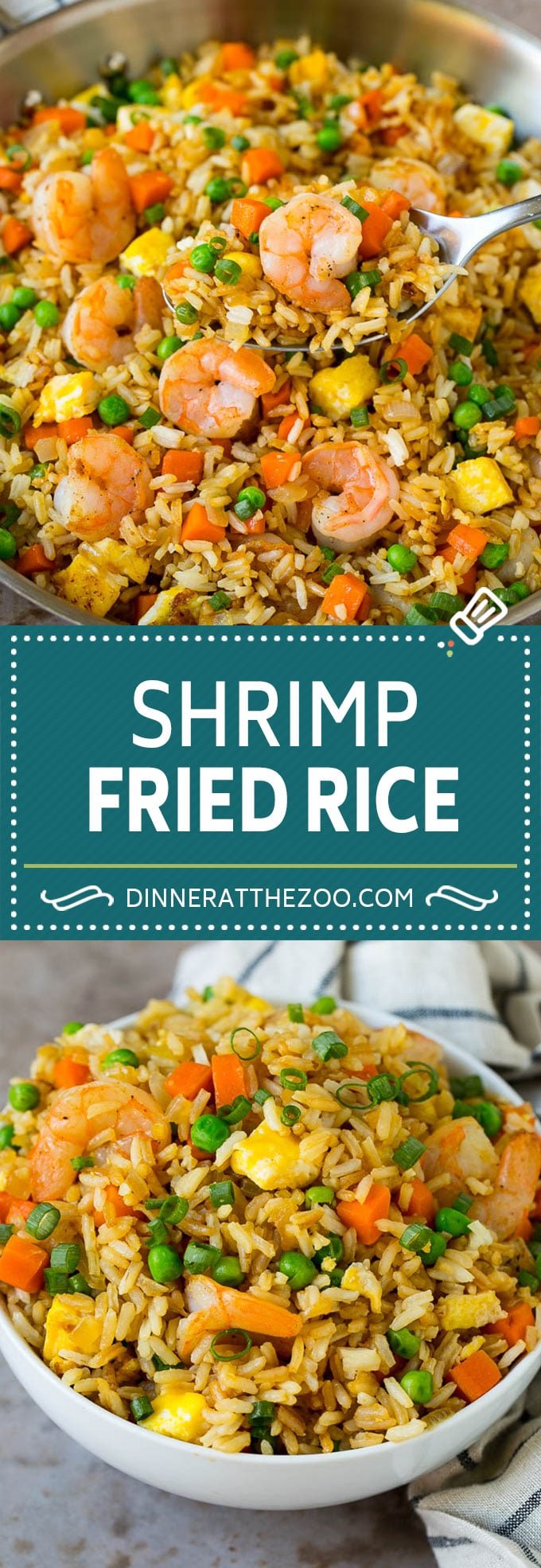 Shrimp Fried Rice Recipe | Chinese Fried Rice #rice #shrimp #peas #carrots #sidedish #dinner #bajap
