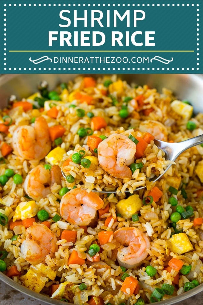 Shrimp Fried Rice Recipe | Chinese Fried Rice #rice #shrimp #peas #carrots #sidedish #dinner #bajap