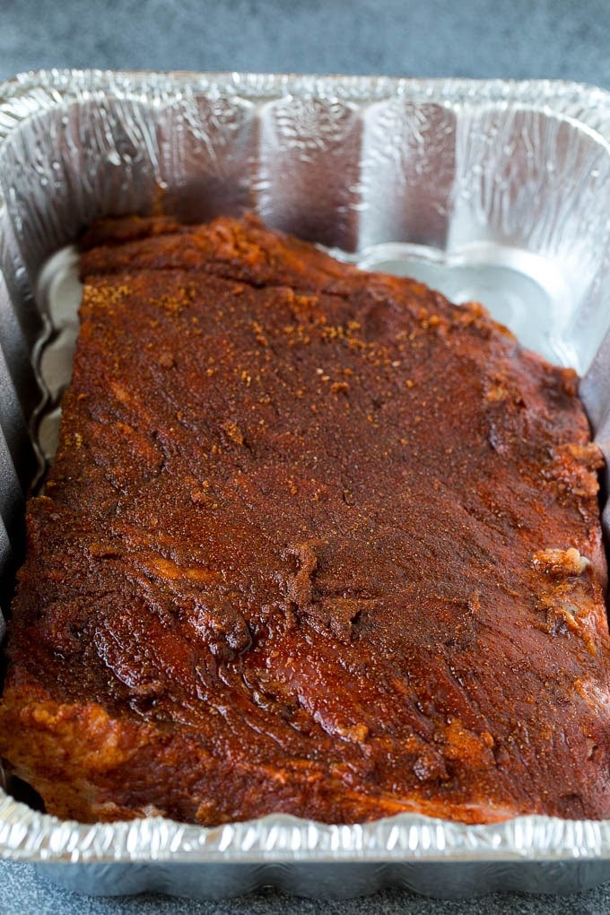 Smoked Brisket Recipe | Beef Brisket | BBQ Beef #brisket #smoker #beef #bbq #dinner #bajap Beef brisket coated in homemade spice rub.